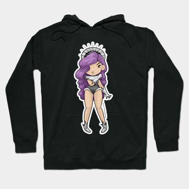 Galactic Goddess Hoodie by SpacebatDesigns 